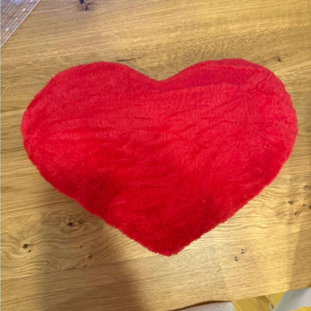 Target Red Heart-Shaped Holiday Pillow valentines